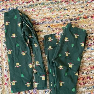 GAP Festive Green Kids Pajama Set